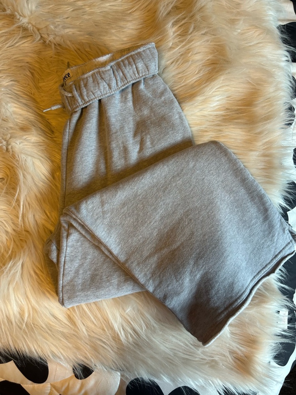 Luxxfleece | gray roll over sweatpants